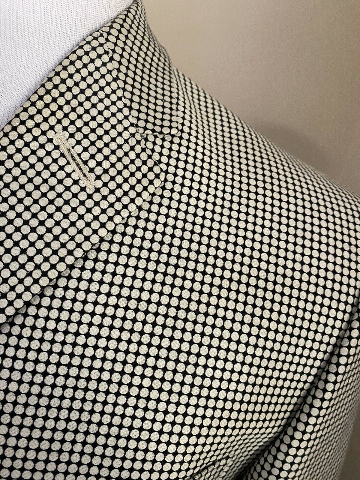 Мужской костюм приталенного силуэта Gucci Tom Ford, белый/черный, белый/черный, $5400, 42R, США (52R, ЕС)