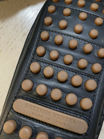 NIB $740 Bottega Veneta Men Leather Moccasin Driver Shoes Black 7.5 US/40.5 Eu