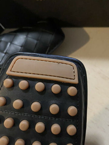 NIB $740 Bottega Veneta Men Leather Moccasin Driver Shoes Black 7.5 US/40.5 Eu