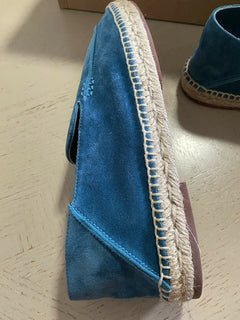 Neu $715 Loro Piana Herren Seaside Wildleder Espadrille Schuhe Chromgrün 12 US/45 Eu