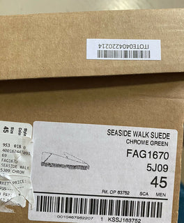 Neu $715 Loro Piana Herren Seaside Wildleder Espadrille Schuhe Chromgrün 12 US/45 Eu