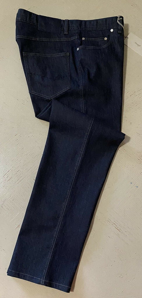 Neu mit Etikett: 1150 $ Brioni Herrenjeanshose Navy Denim 36 US/52 Eu Italien