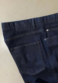 Neu mit Etikett: 1150 $ Brioni Herrenjeanshose Navy Denim 36 US/52 Eu Italien