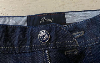 Neu mit Etikett: 1150 $ Brioni Herrenjeanshose Navy Denim 36 US/52 Eu Italien