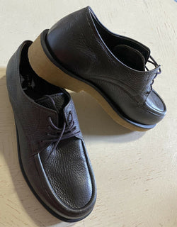 NEU $ 1190 THE ROW Damen-Loafer aus weichem Leder, DK Braun, 7 US/37 Eu, Italien