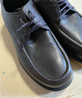 NEU $ 1190 THE ROW Damen-Loafer aus weichem Leder, DK Braun, 7 US/37 Eu, Italien