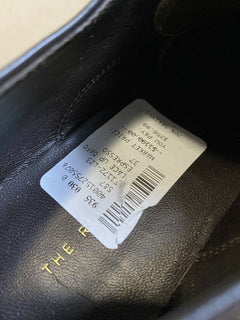 NEU $ 1190 THE ROW Damen-Loafer aus weichem Leder, DK Braun, 7 US/37 Eu, Italien
