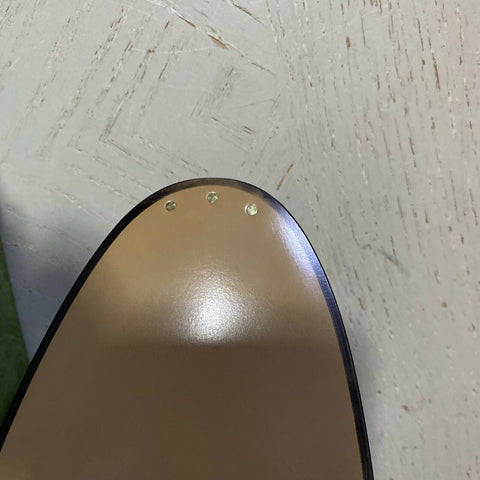 New $1600 Gucci Men’s GG Monogram Leather Dress Shoes Black 11.5 US ( 10.5 Eu )