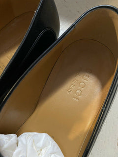 New Gucci Men’s GG Monogram Leather Loafers Shoes Black 9 US ( 8 UK ) Italy