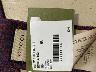 Neue Gucci Herren-Krawatte aus Seide mit GG-Monogramm, Rot, hergestellt in Italien