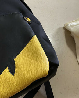 Neuer Fendi Monster Eye Leder/Nylon-Rucksack für 1.790 US-Dollar, Schwarz, Italien