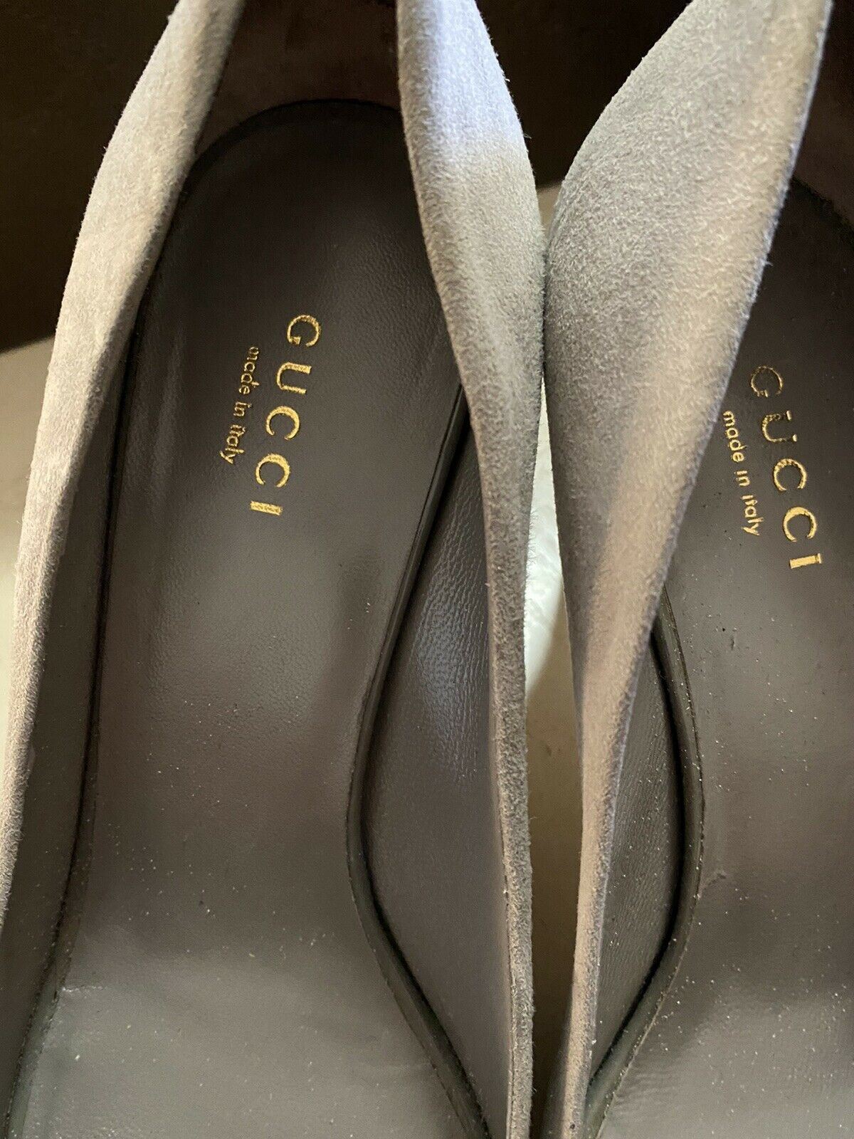 Gucci Women’s Loafers Shoes Gray 8 US ( 38  Eu ) Italy