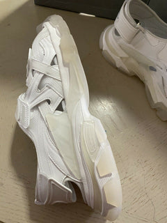 NIB Balenciaga Herren Track Sandal Schuhe Bildschirm Weiß 11 US (44 Eu)