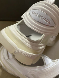 NIB Balenciaga Herren Track Sandal Schuhe Bildschirm Weiß 11 US (44 Eu)