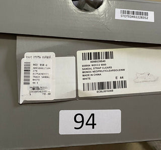 NIB Balenciaga Herren Track Sandal Schuhe Bildschirm Weiß 11 US (44 Eu)
