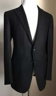 Neu mit Etikett: 8895 $ Kiton Herren Kaschmir Sportmantel Blazer Jacke Schwarz 44R US/54R Eu