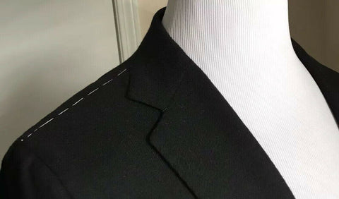 Neu mit Etikett: 8895 $ Kiton Herren Kaschmir Sportmantel Blazer Jacke Schwarz 44R US/54R Eu