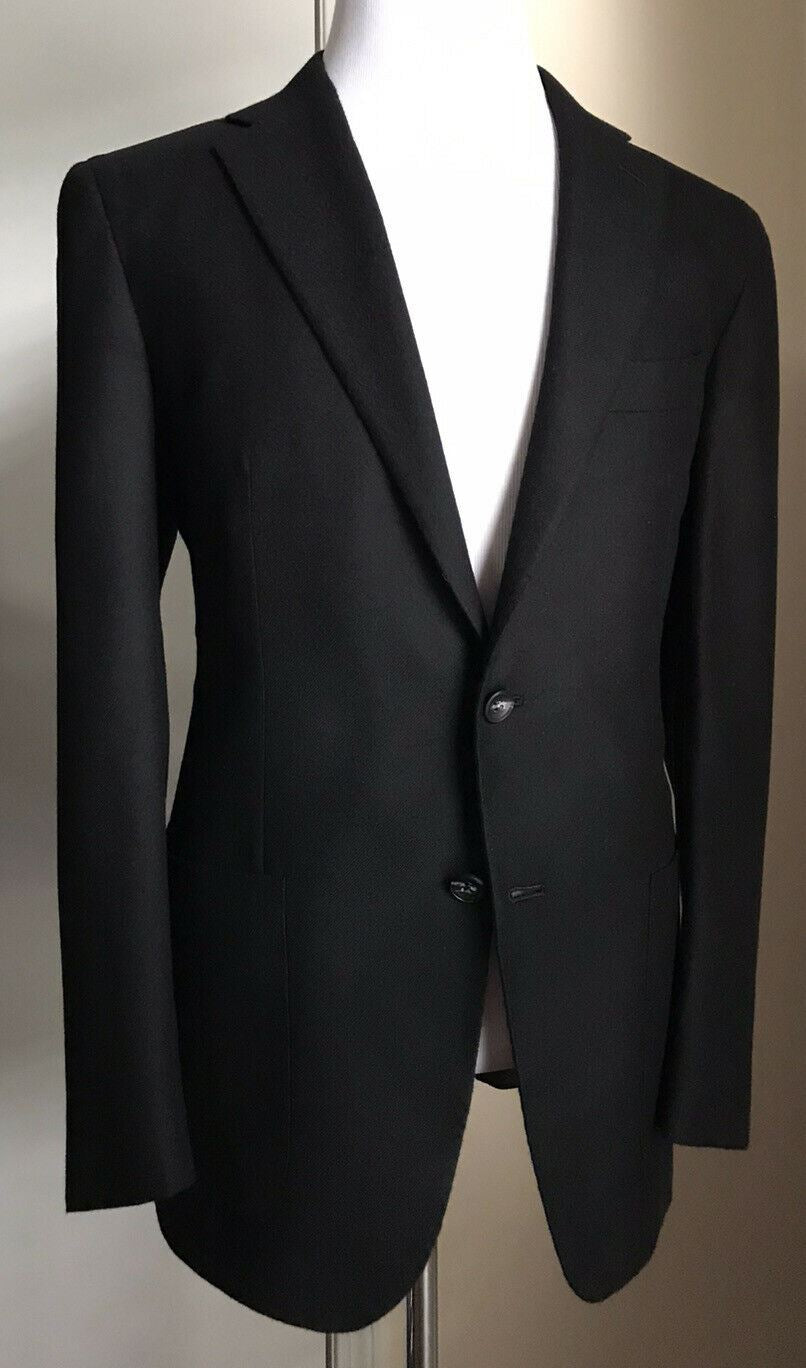 NWT $8895 Kiton Men Cashmere Sport Coat Blazer Jacket Black 38R US/48R Eu