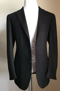 Neu mit Etikett: 8895 $ Kiton Herren Kaschmir Sportmantel Blazer Jacke Schwarz 38R US/48R Eu