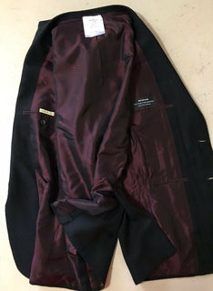 Neu mit Etikett: 8895 $ Kiton Herren Kaschmir Sportmantel Blazer Jacke Schwarz 38R US/48R Eu