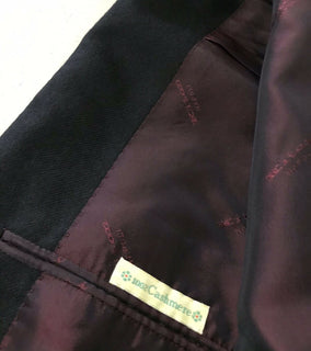 Neu mit Etikett: 8895 $ Kiton Herren Kaschmir Sportmantel Blazer Jacke Schwarz 38R US/48R Eu