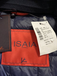 Neuer 4750 $ Isaia Field Kaschmir-Jackenmantel, Marineblau, 40 US/50 Eu, Italien