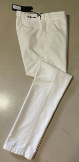 Neu mit Etikett: 1395 $ Kiton Herren-Hose aus Baumwolle und Kaschmir, Creme, 34 US (50 Eu) Italien