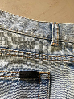 Neu mit Etikett: 1150 $ Saint Laurent Herren-Jogging-Jeanshose LT Blue Denim 36 US Italien
