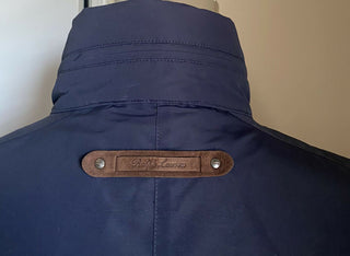 Neu$1895 Ralph Lauren Purple Label Laurence Feldjacke mit Kapuze, Marineblau, XL