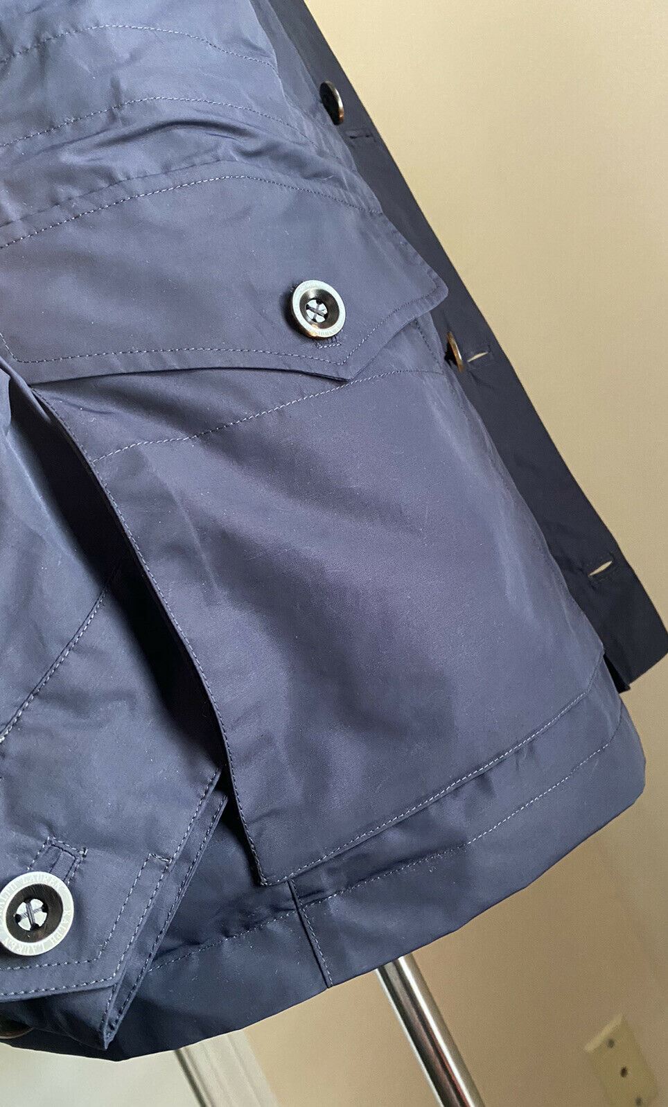 New$1895 Ralph Lauren Purple Label  Laurence Hooded Field Jacket Coat Navy XL