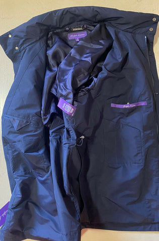 New$1895 Ralph Lauren Purple Label  Laurence Hooded Field Jacket Coat Navy XL