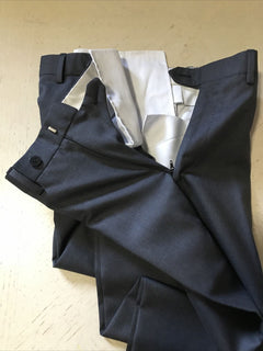 Neu $5700 Brioni Herren Essential Super 160S Wollanzug DK Grau 40R US/50R Eu