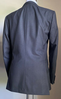 Neu $5700 Brioni Herren Essential Super 160S Wollanzug DK Grau 40R US/50R Eu
