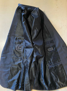 Neu $5700 Brioni Herren Essential Super 160S Wollanzug DK Grau 40R US/50R Eu