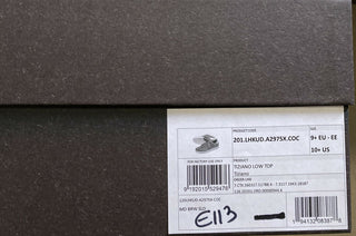 Neue $850 Ermenegildo Zegna Couture Wildleder/Leder Sneakers Schuhe LT Brown 10,5 US