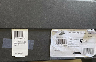 Neue $850 Ermenegildo Zegna Couture Wildleder/Leder Sneakers Schuhe Dunkelbraun 10 US