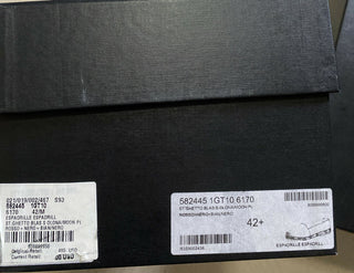 Neue Saint Laurent Herren Espadrille-Schuhe Rosa/Schwarz 9,5 US/42,5 Eu