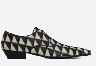 NIB $1795 Saint Laurent Damen Python-Lederschuhe Schwarz/Elfenbein 8 US (38 Eu)