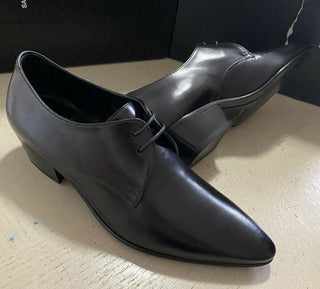 NIB 795 $ Saint Laurent Damen Lederschuhe Schwarz 8 US (38 Eu) Italien