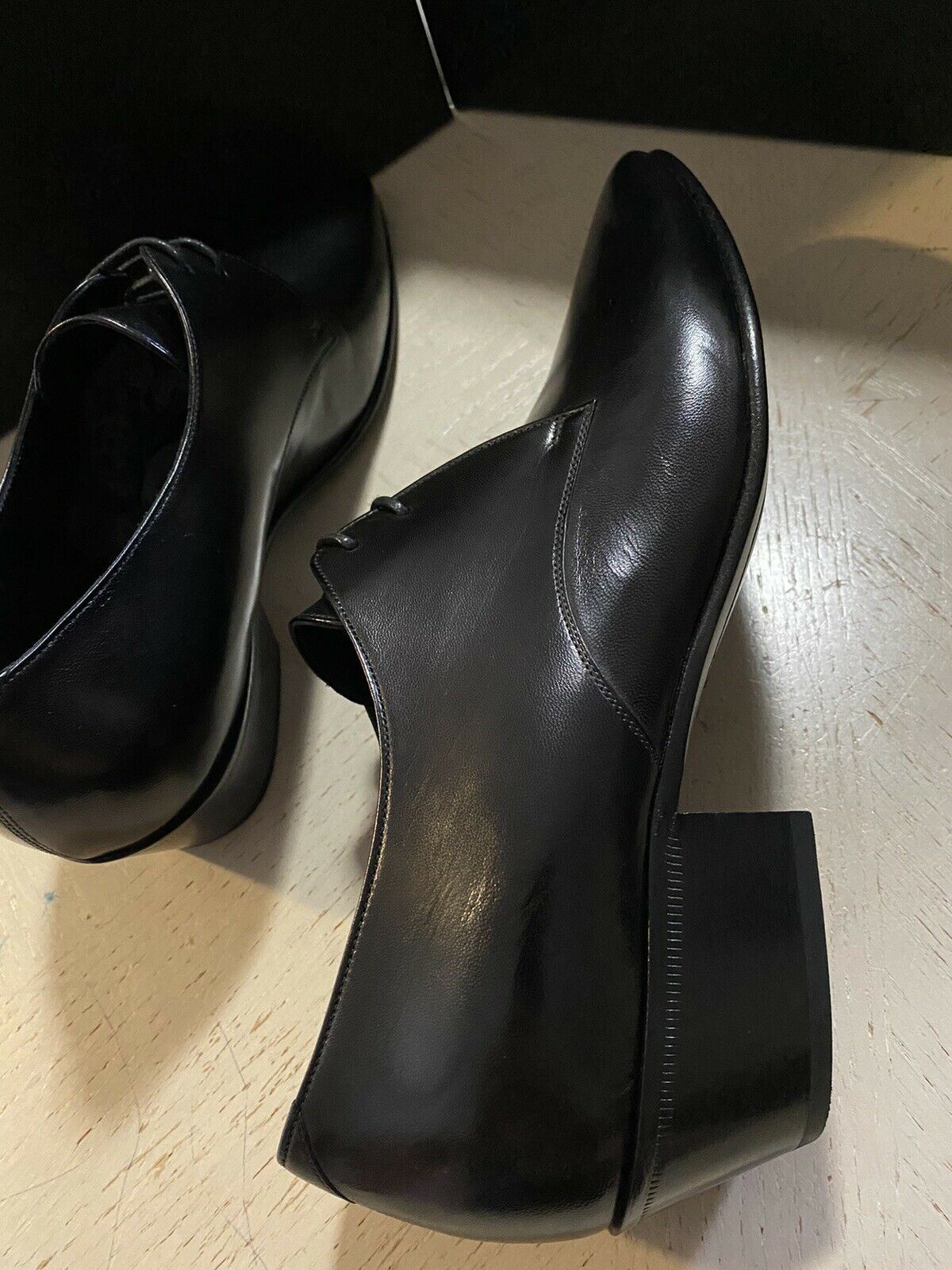 NIB $745 Мужские кожаные классические туфли Saint Lauren, черные 11 США/44 ЕС Италия
