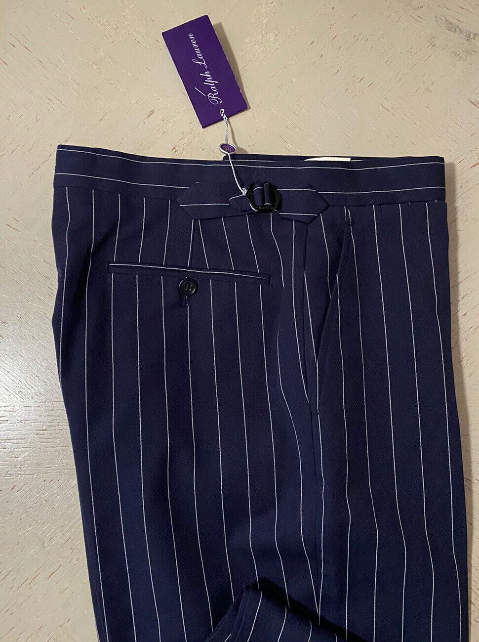 NWT $595 Ralph Lauren Purple Label Mens Pants Navy 32 US ( 48 Euro ) Italy
