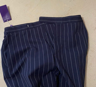 Neu mit Etikett: 595 $ Ralph Lauren Purple Label Herrenhose Navy 32 US (48 Euro) Italien