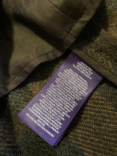 Neu $3895 Ralph Lauren Purple Label Herrenmantel Mantel DK Loden 40 US/50 Eu Italien