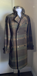Neu $3895 Ralph Lauren Purple Label Herrenmantel Mantel DK Loden 40 US/50 Eu Italien