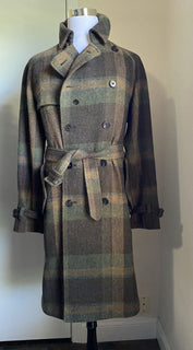 Neu $3895 Ralph Lauren Purple Label Herrenmantel Mantel DK Loden 40 US/50 Eu Italien