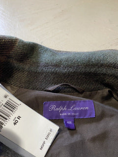 Neu $3895 Ralph Lauren Purple Label Herrenmantel Mantel DK Loden 40 US/50 Eu Italien