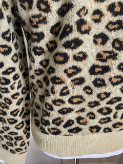 Neu mit Etikett: 1960 $ Gucci Herren Woll-Jacquard-Strickpullover mit Rundhalsausschnitt Kamel/Schwarz XL Italien