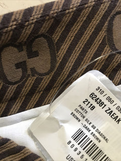 Neu mit Etikett: 1850 $ Gucci Herrenanzughose GG Monogram Brown 32 US (48 Eu) Italien