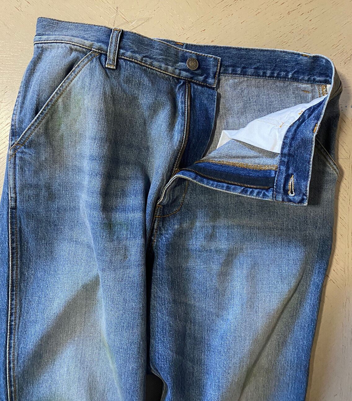 NWT $1400 Gucci Men’s Jeans Denim Pants Blue 32 US Italy