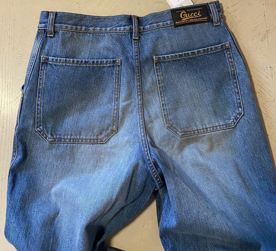 NWT $1400 Gucci Men’s Jeans Denim Pants Blue 32 US Italy